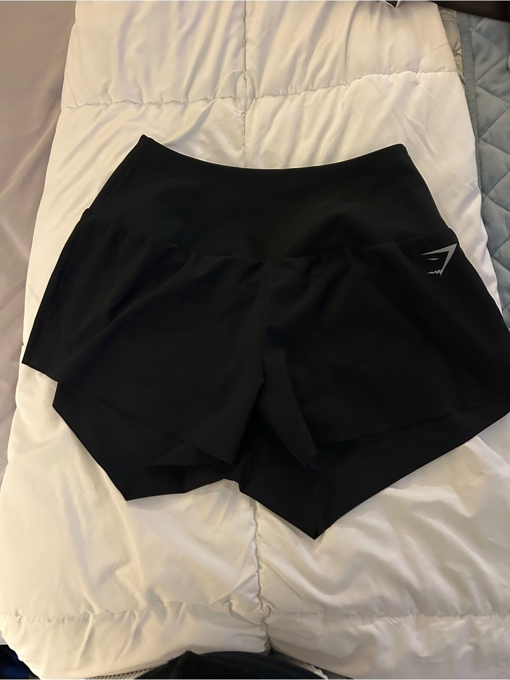 Gymshark Black Layered Workout Shorts